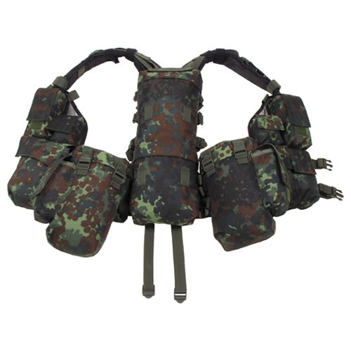 Taktická vesta MFH flecktarn