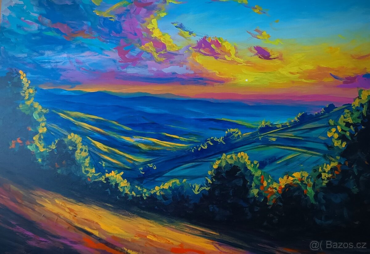 Akrylový obraz 100x70 16