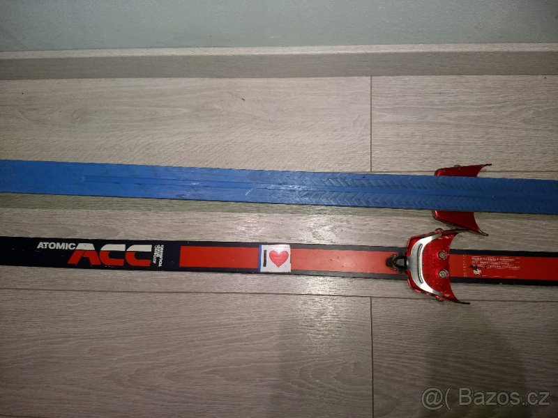 Prodám starší bežky s vázáním N75