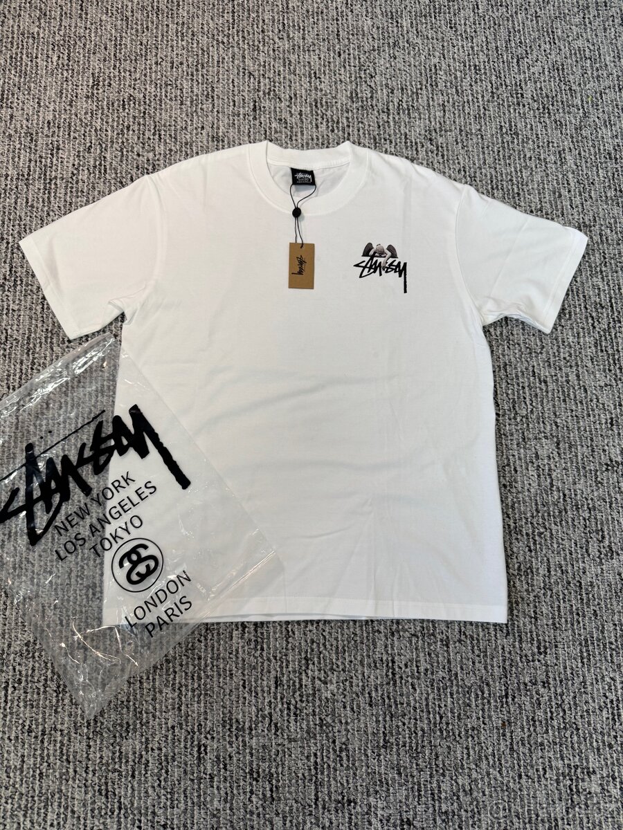 tričko stussy Angle tee white