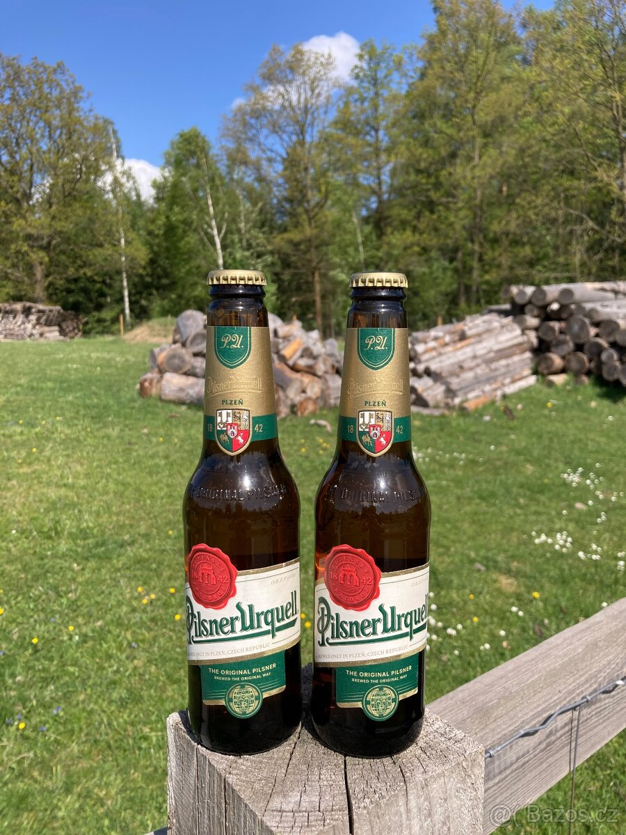 Pilsner Urquell Exportní hnědá lahev 0,33l vývozní