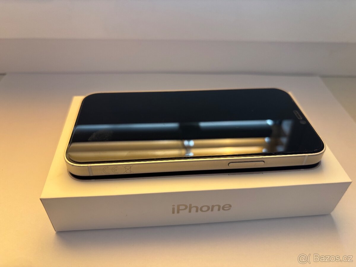 Iphone 12 Mini 128GB, bílý, pěkný stav