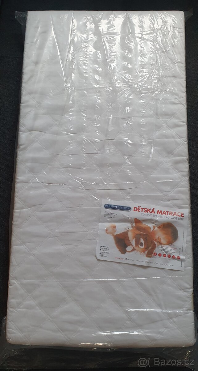 Matrace do postýlky 120x60x12 cm - nová