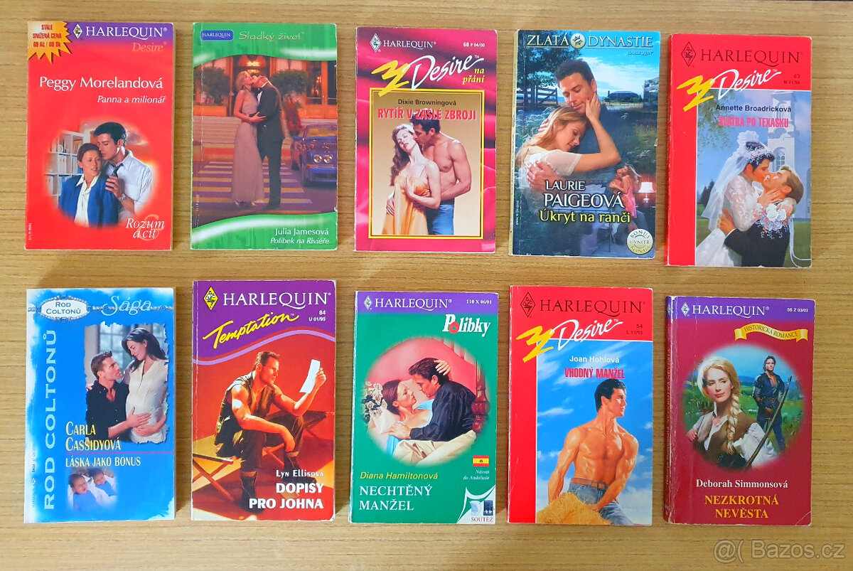 Knihy Harlequin za 0,20 EUR -