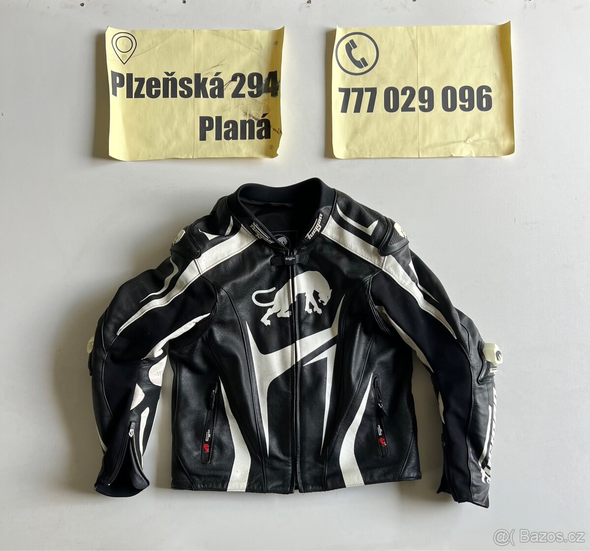 Kožená bunda na motorku Furygan |velikost L|