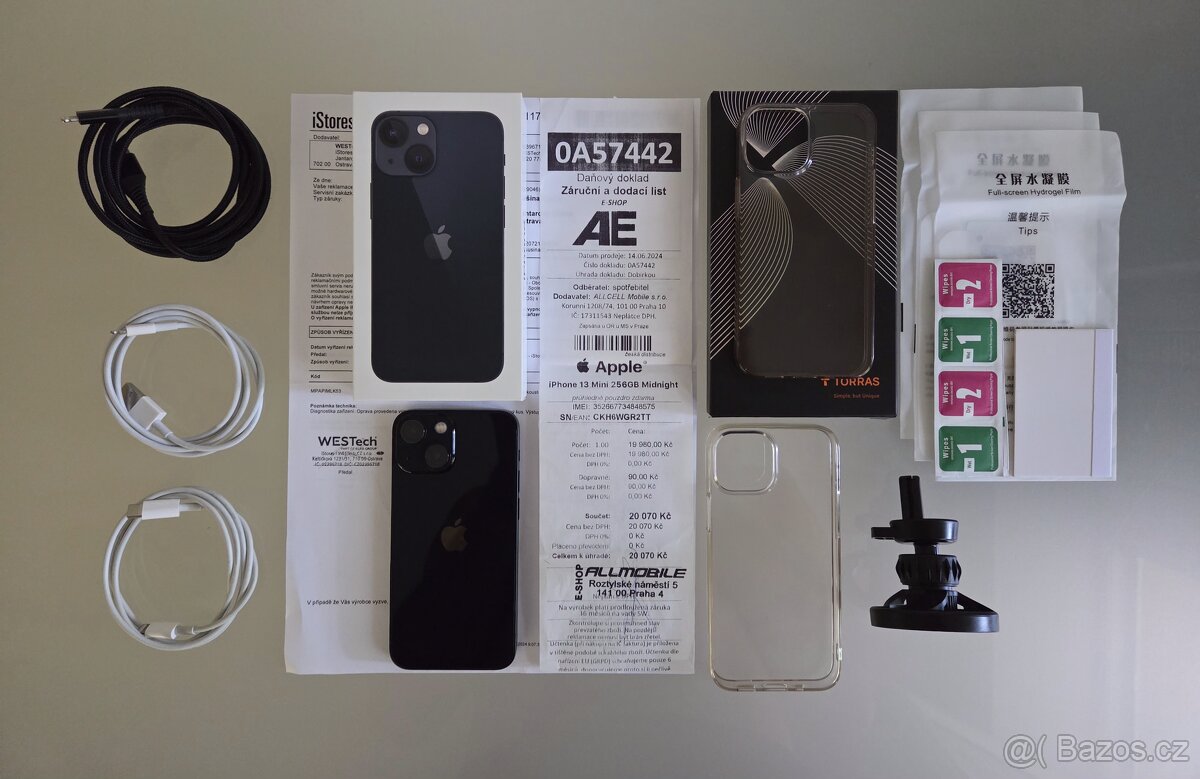 iPhone 13 mini 256GB - v záruce