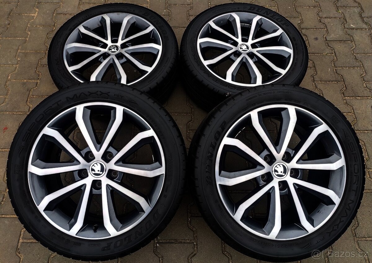 Alu kola originál Škoda Octavia III 5x112 R17 Hawk