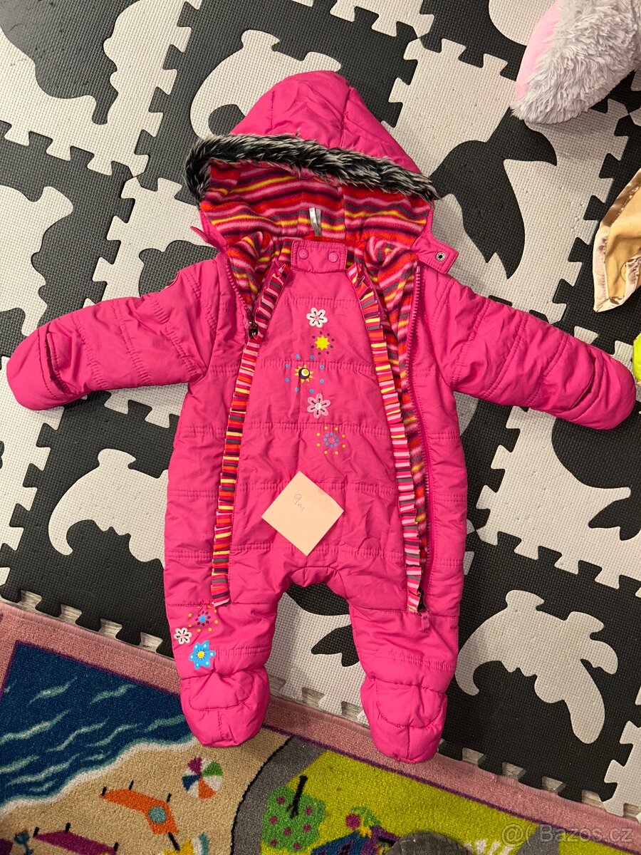 Zimní kombinéza 9-12m vel. 80