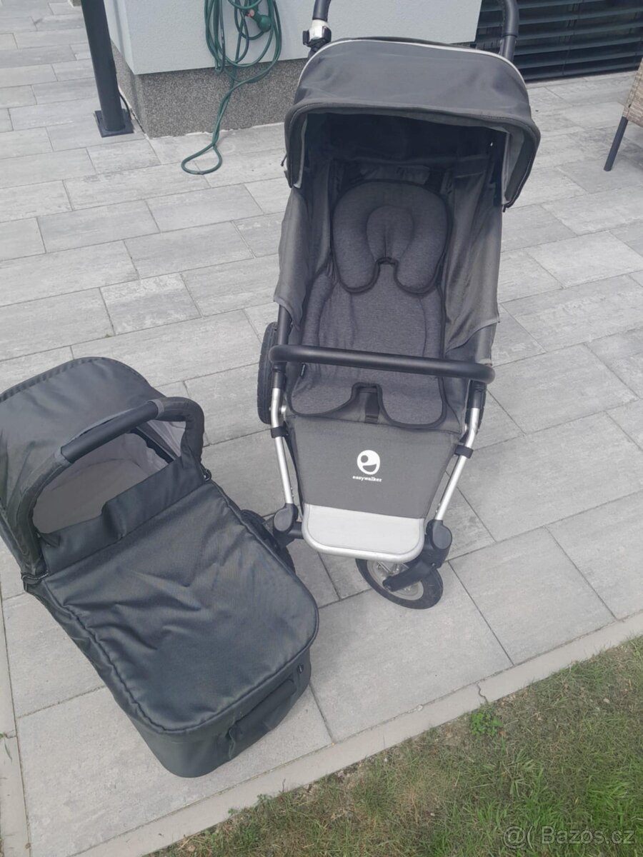 Easywalker Qtro Plus barva Platinum – dvojkombinace