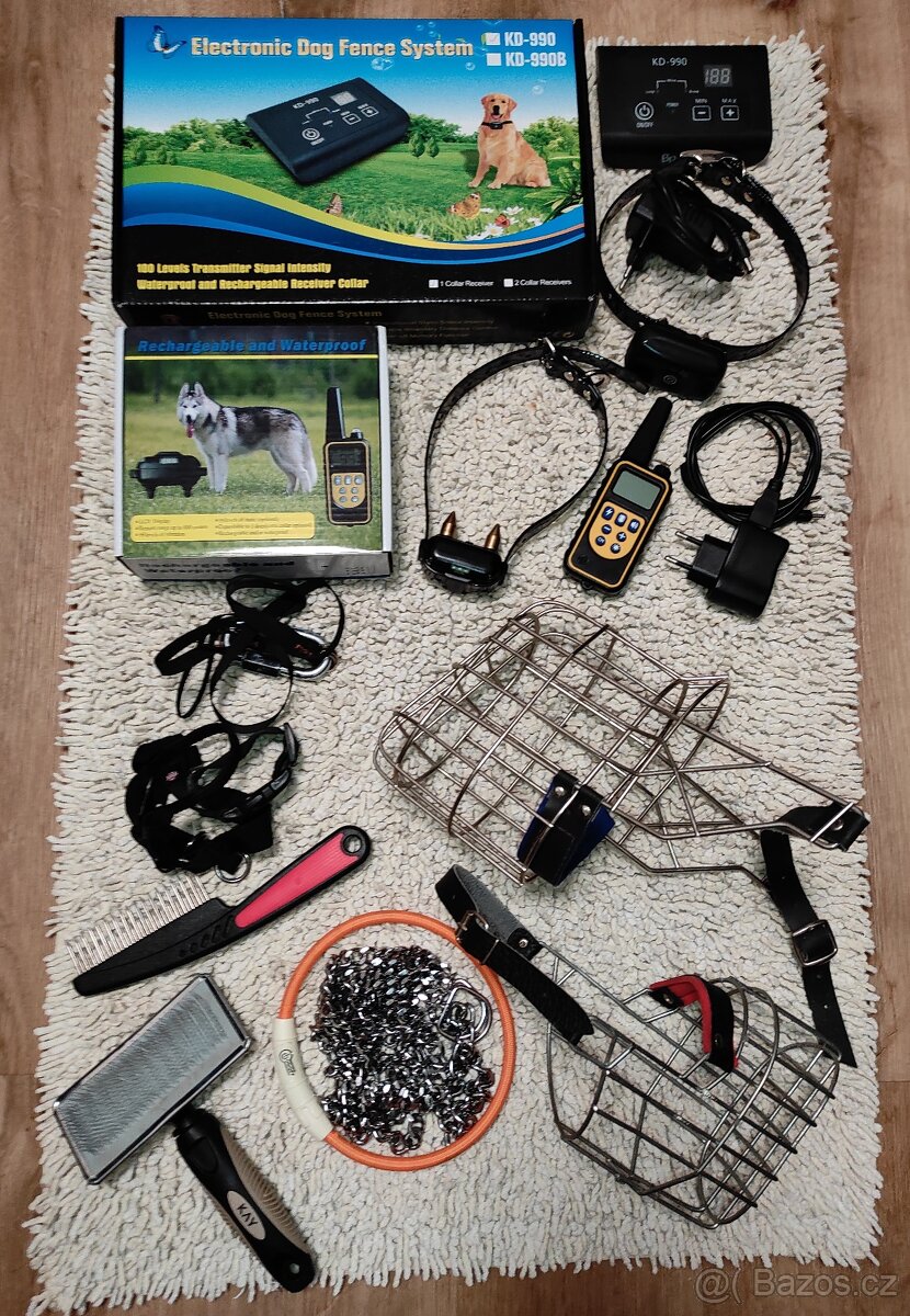 Elektronický ohradník, elektronický výcvikový obojek a další