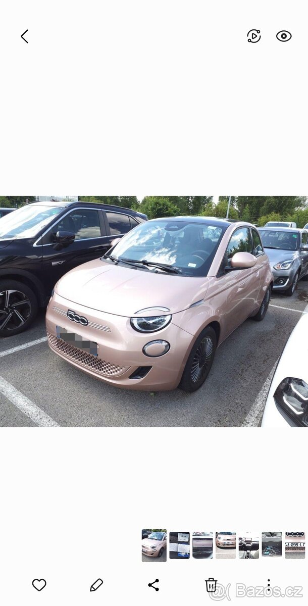 2022 FIAT 500e ICON - BEV, 87kW, baterie 42kWh, odpocet DPH