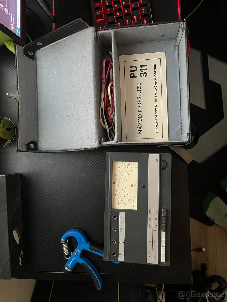 Metra Blansko PU 311 -tranzistorový měřič izolačních odporů