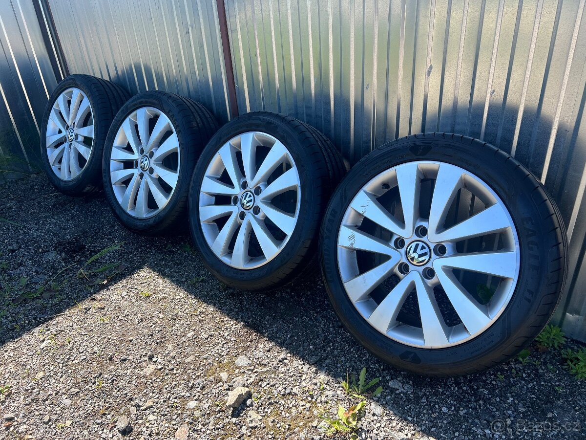 Originální letní alu sada VW GTD 225/45R17, Good Year 6,5mm