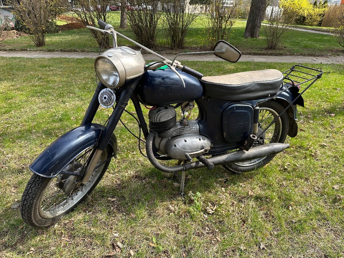 Čz 175/470 sport s doklady, kompletní a pojízdná