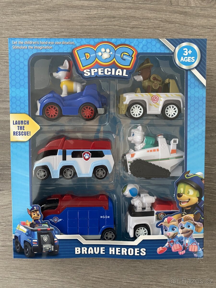 Tlapková patrola na setrvačník