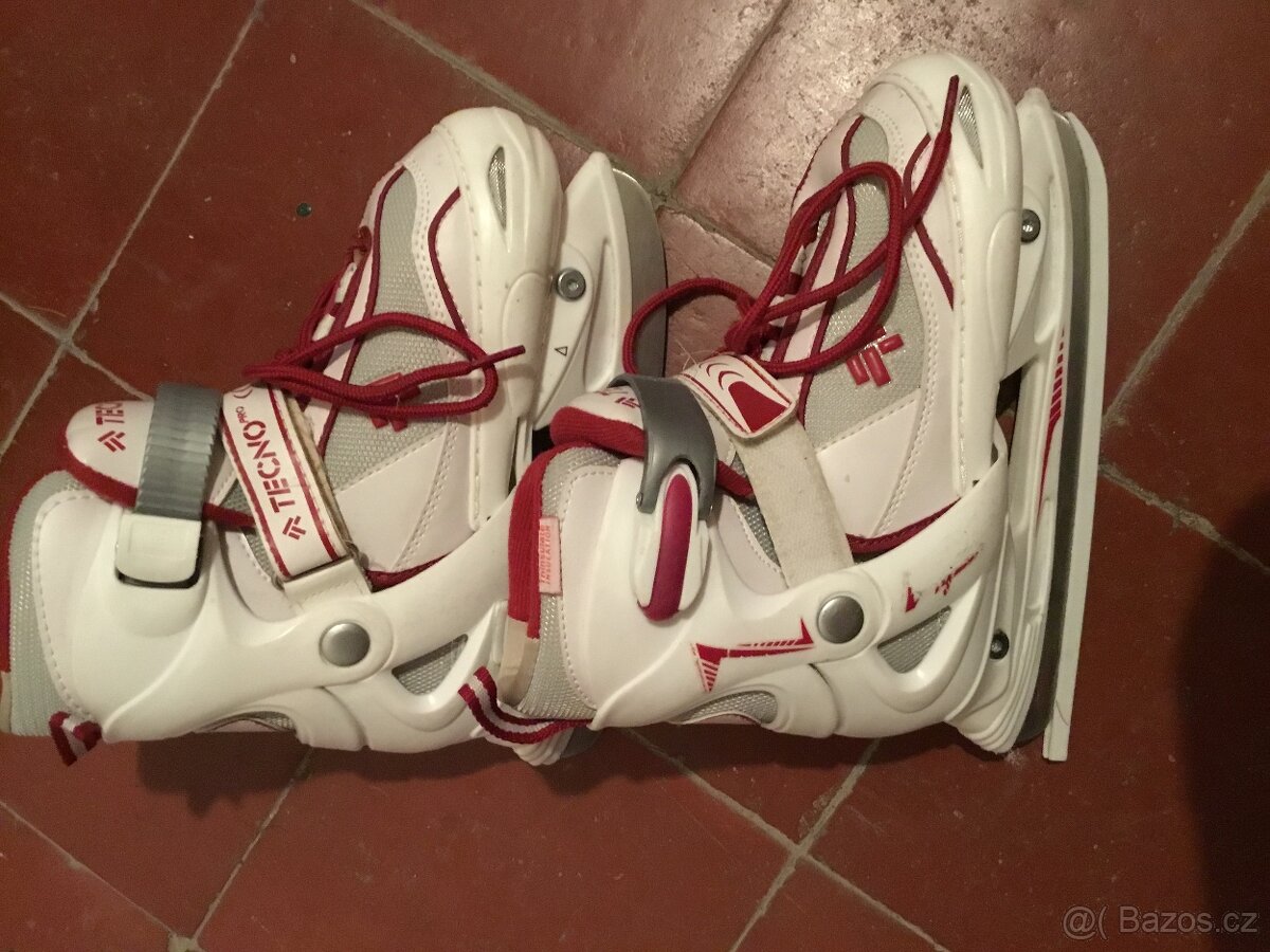 Detske ledni brusle rostouci 33-37