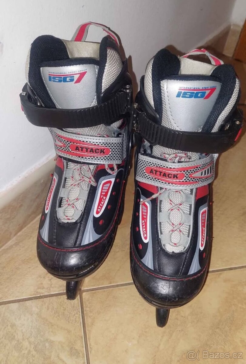 dětské lední brusle nastavitelné - hokejové brusle na led