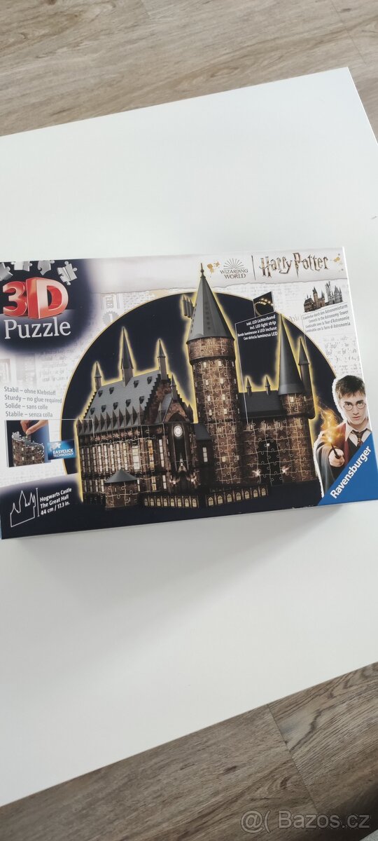 3d svítící puzzle Harry Potter