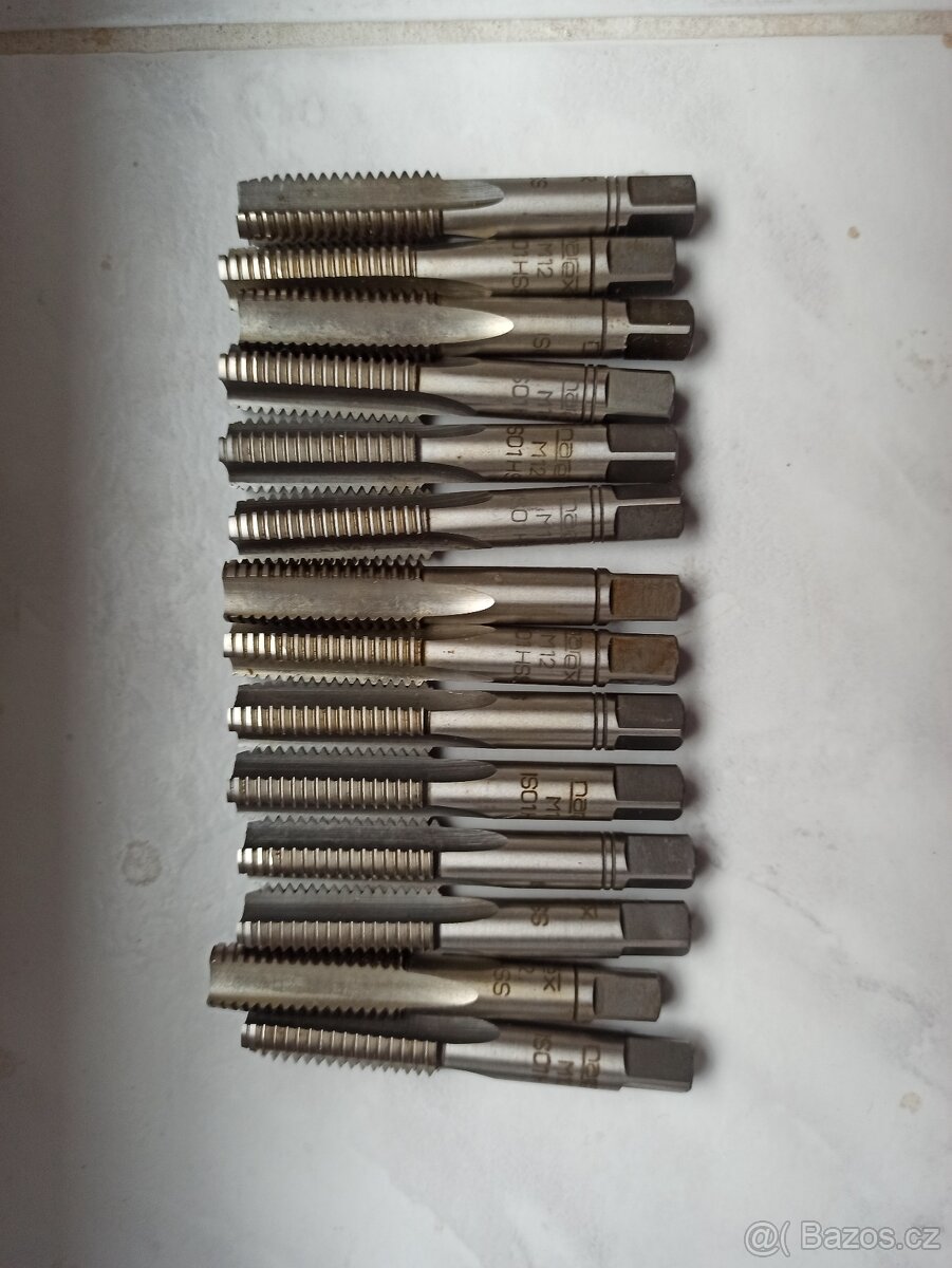 Prodám nové sadové závitníky M12