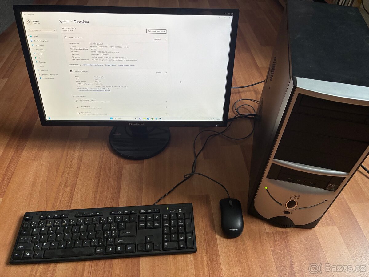 Komplet PC sestava s Win11 a SSD