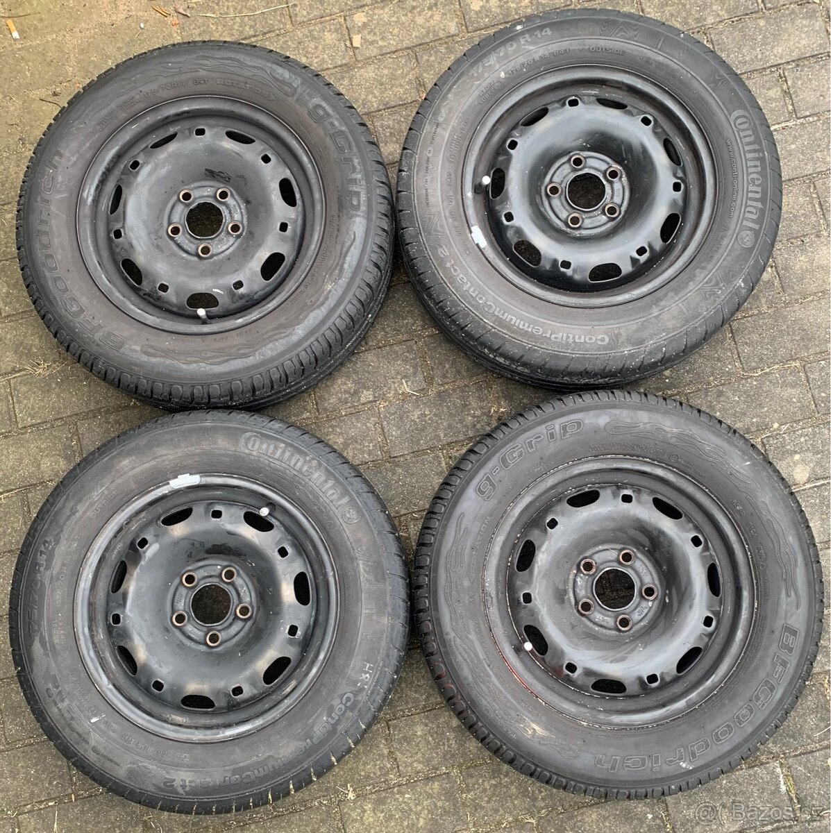 Kola, Disky Vw, 5x100, R14, letní