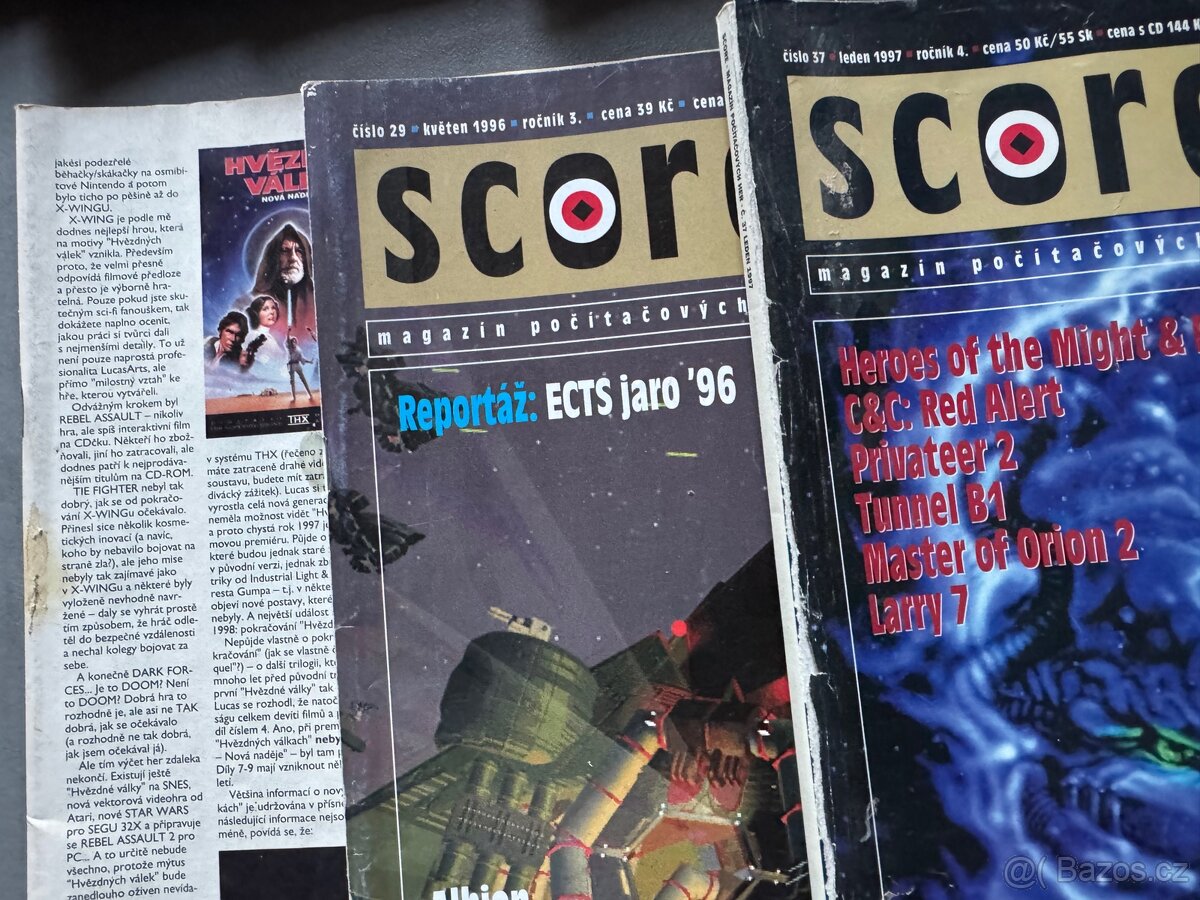 Prodám staré časopisy Score