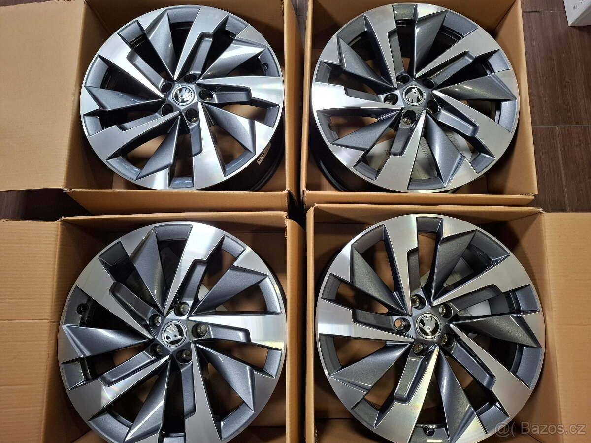 Nové orig. alu disky Škoda Kodiaq II 7x19 5x112 ET40