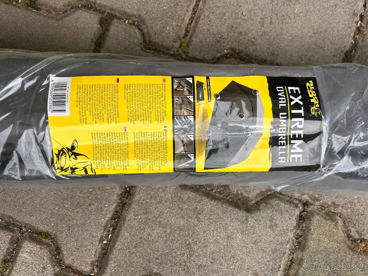 Deštník Black cat extreme oval