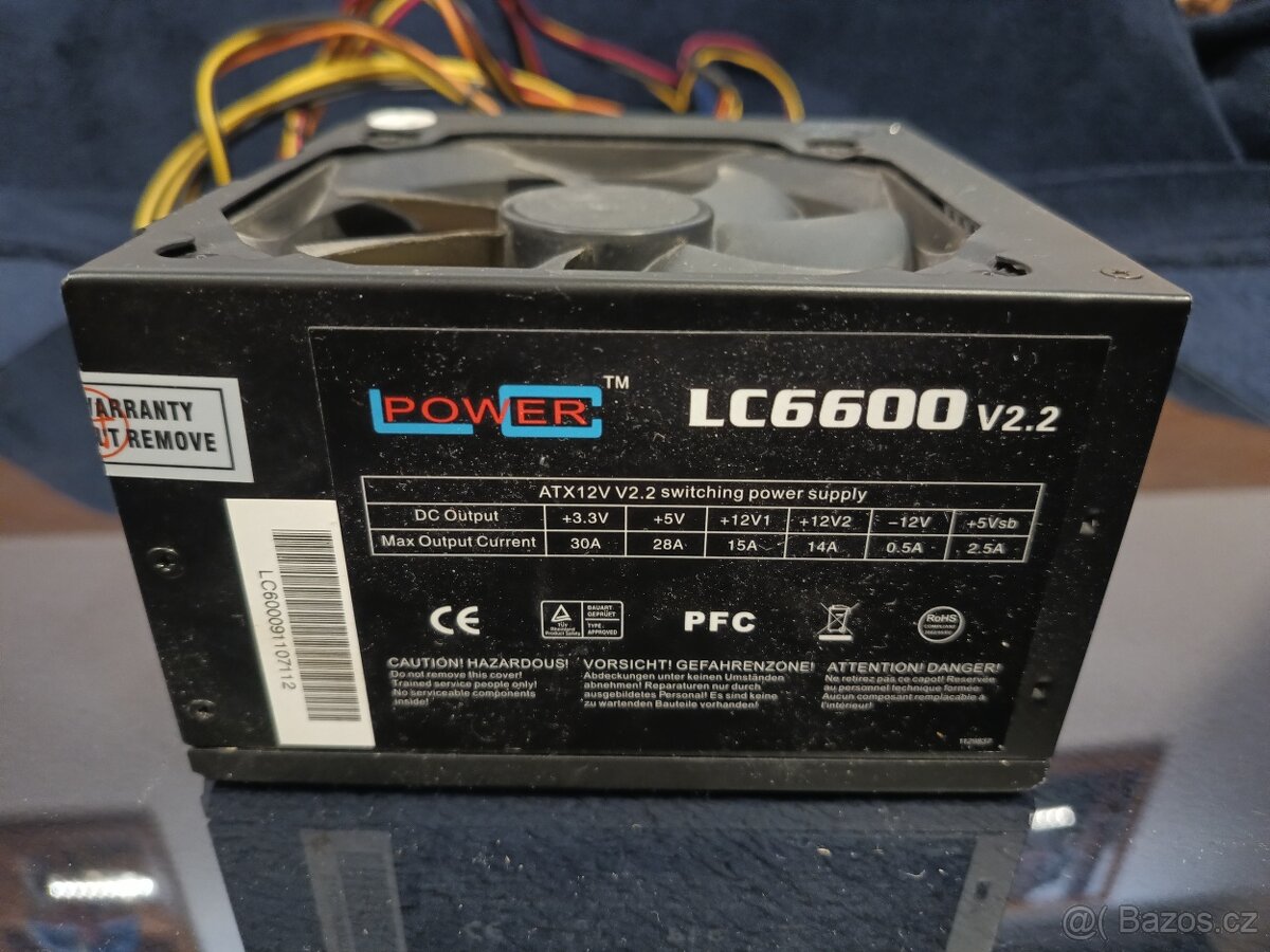 LC Power LC6600 V2.2 – 600W ATX zdroj