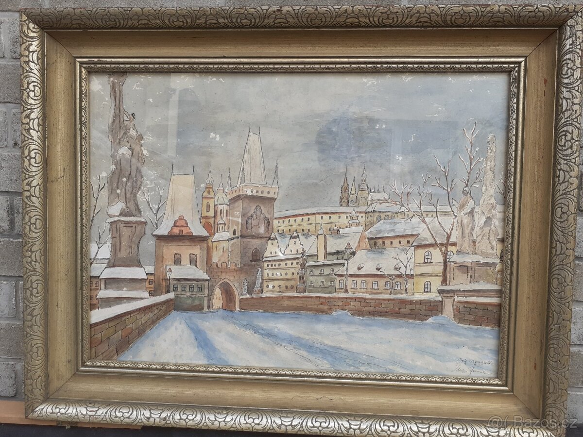 Obraz akvarel