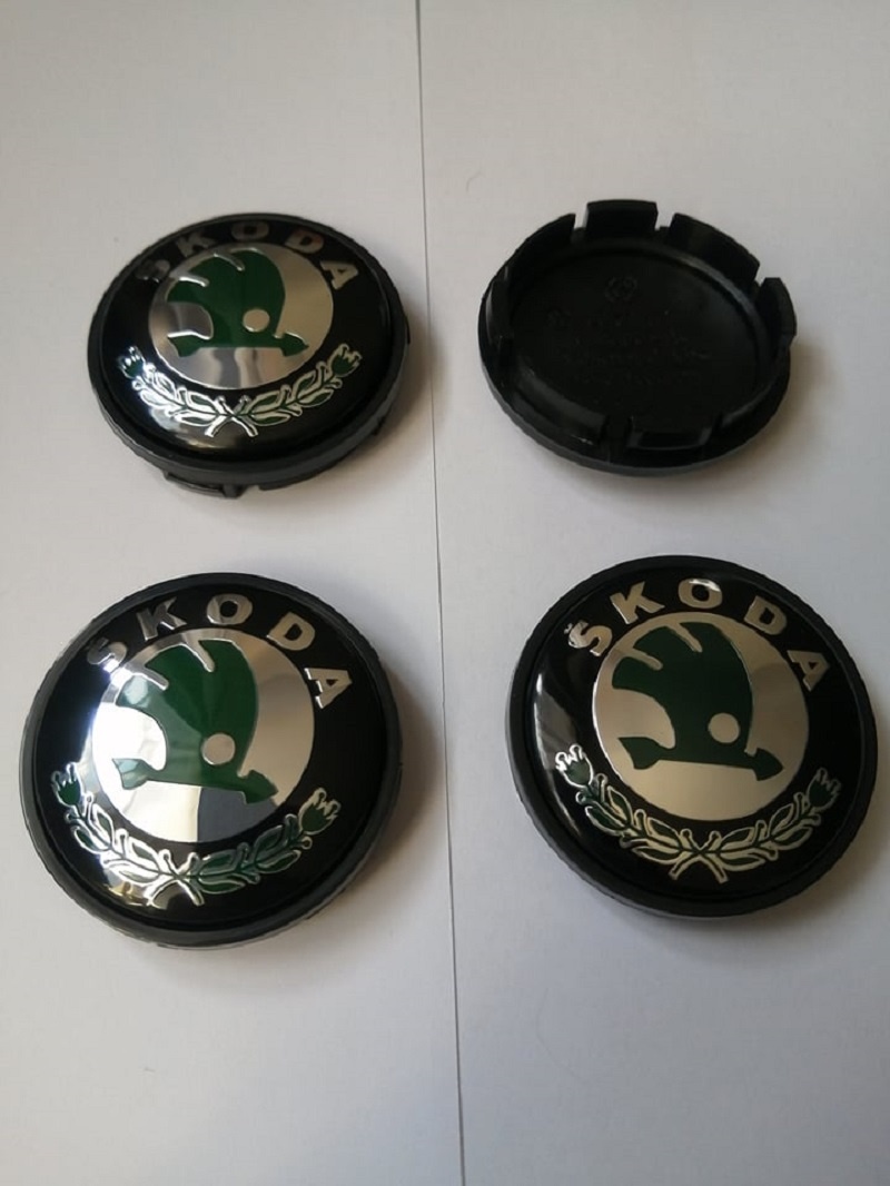 Středové pokličky Škoda 56mm Staré logo