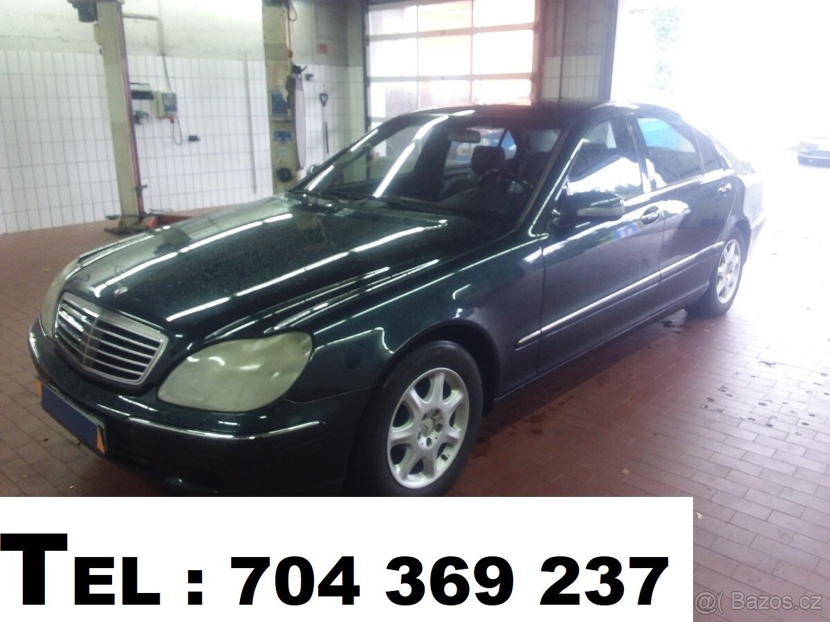 // Mercedes S 400 cdi, w220, 184kw, 2002 //DÍLY