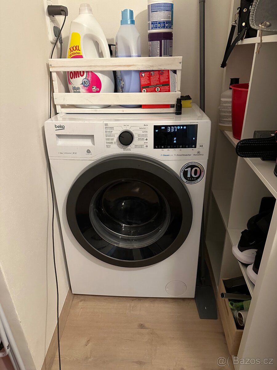 Slim pračka Beko WUE6511BS – 6 kg, úsporná a tichá