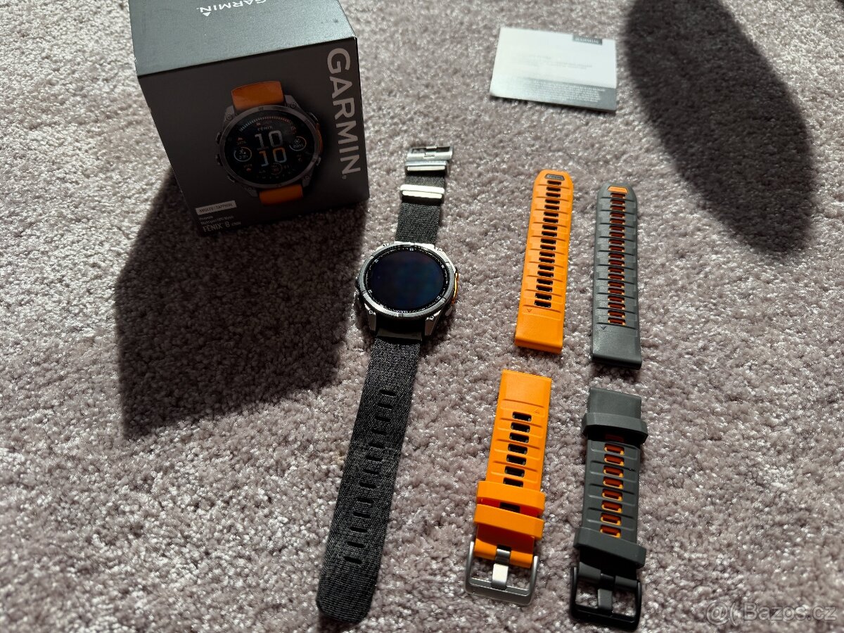 GARMIN FENIX 8 – 47 MM, AMOLED, SAPPHIRE, TITANIUM