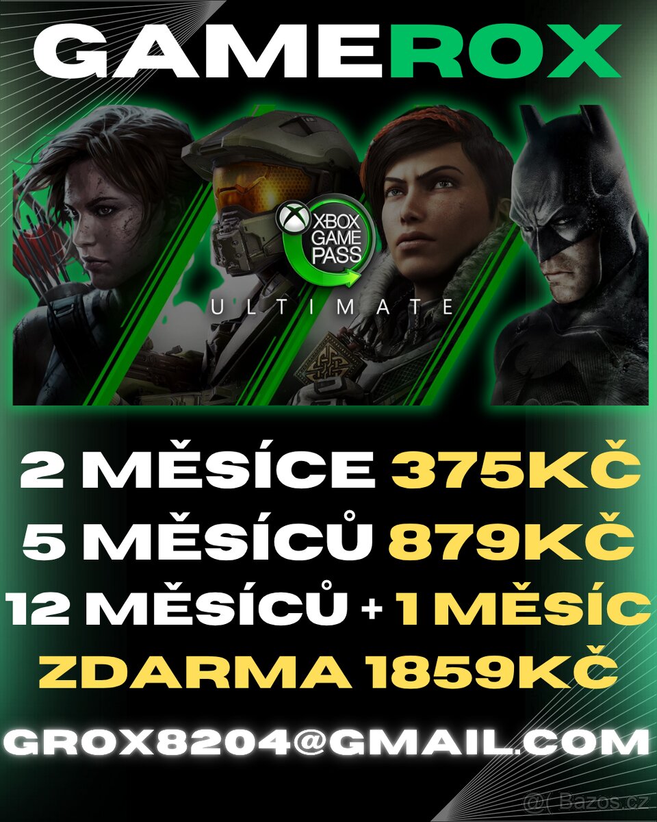 Xbox Game Pass Ultimate 2/5/13 měsíců - NEJLEPŠÍ CENA