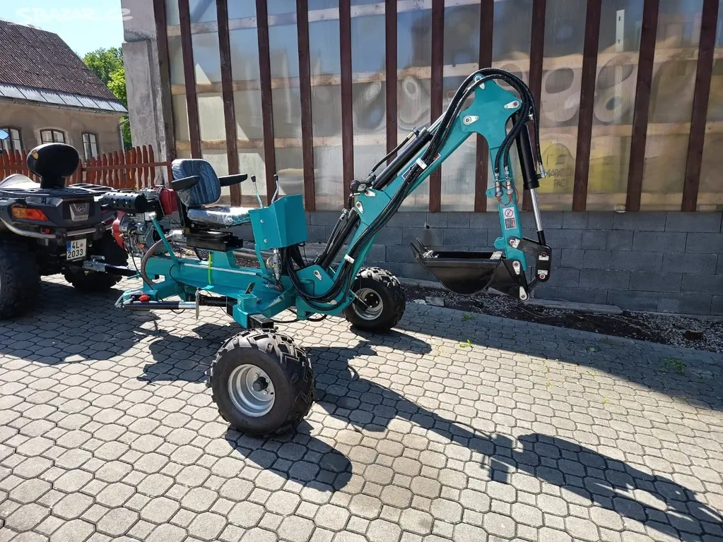 Kráčející bagr nový, diesel motor, včetně přísl.