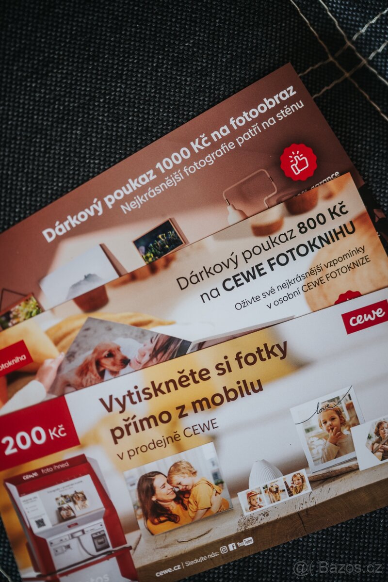 Poukazy CEWE v hodnotě 2000,-