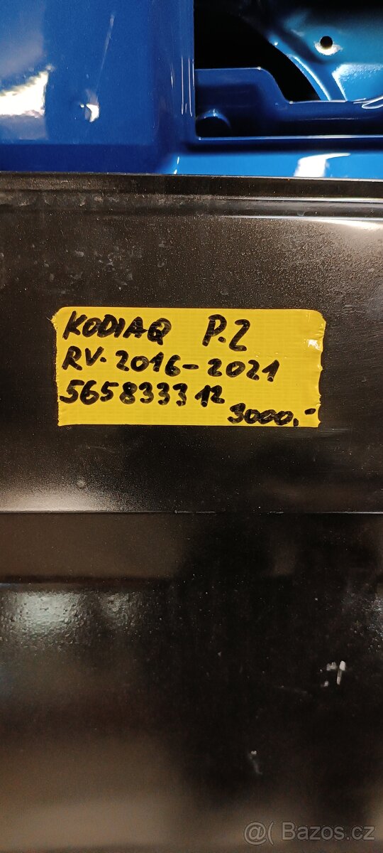Pravé zadní dveře kodiaq