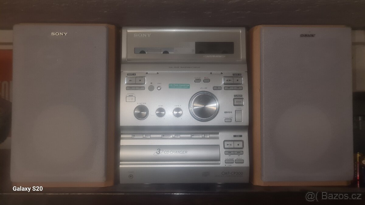 Hi-fi věž sony 3 CD, dálkové ovládání