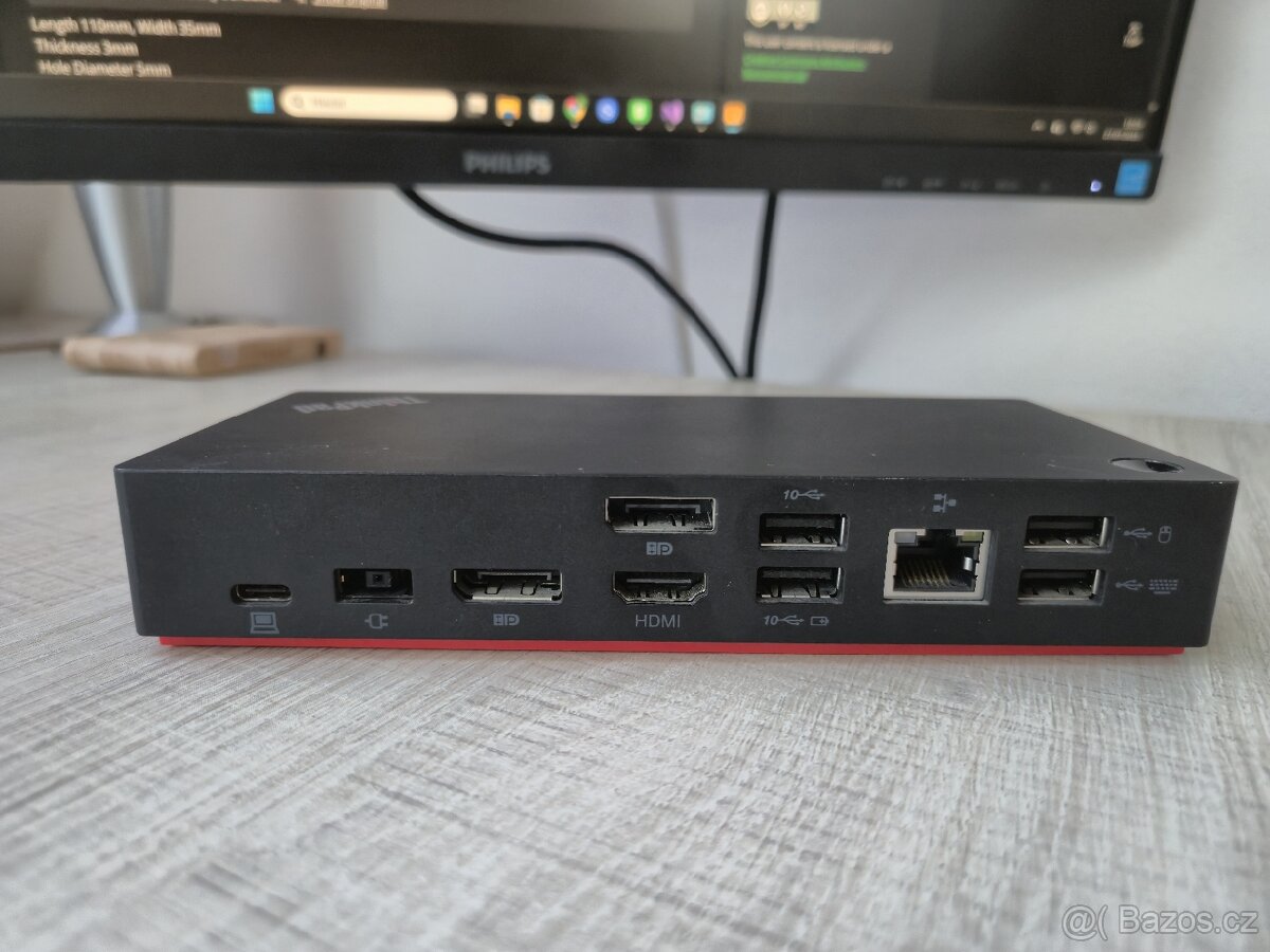 Lenovo ThinkPad USB-C Dock Gen 2
Dokovací stanice