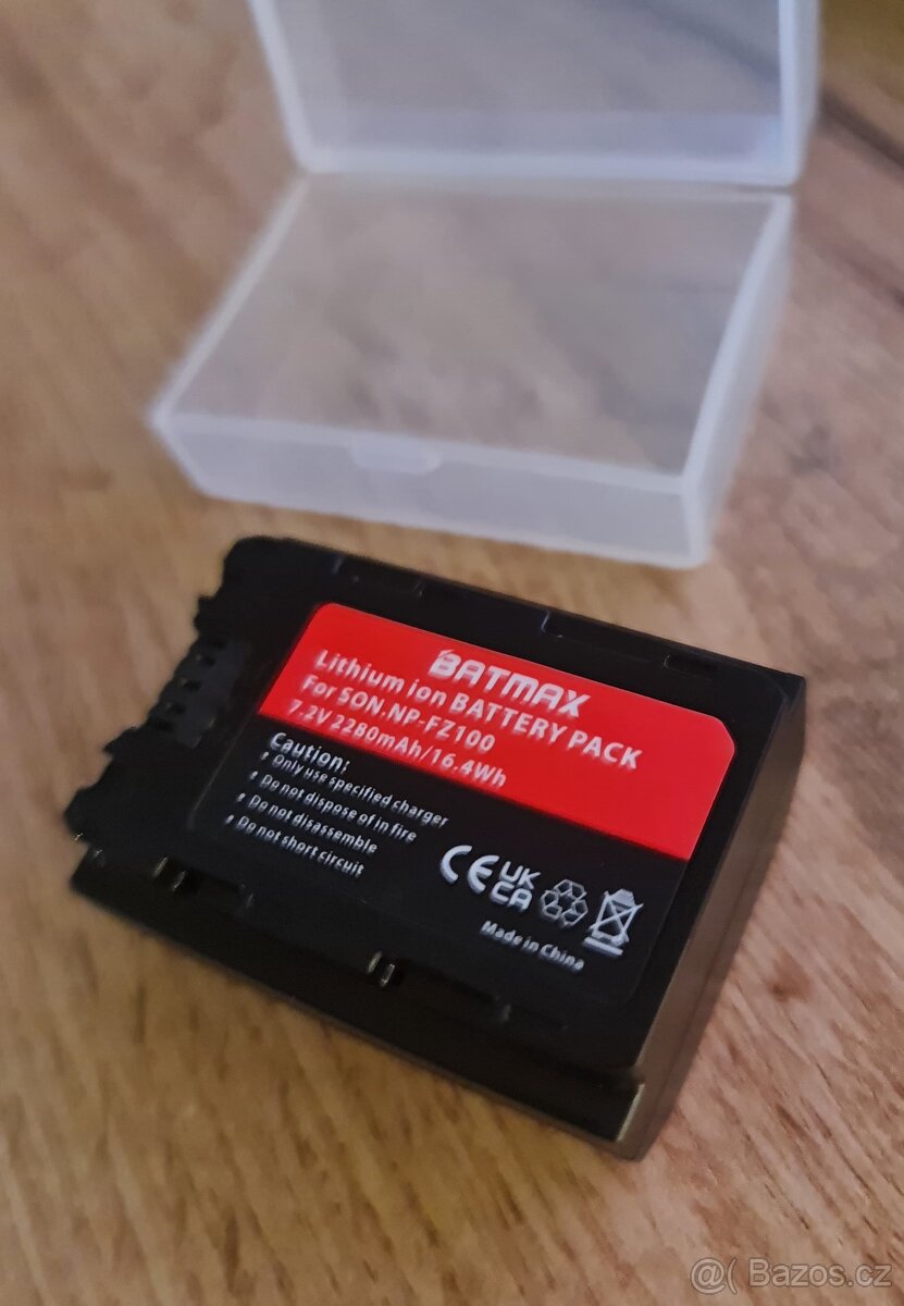 1 ks 2280mAh NP-FZ100 pro fotoaparáty Sony