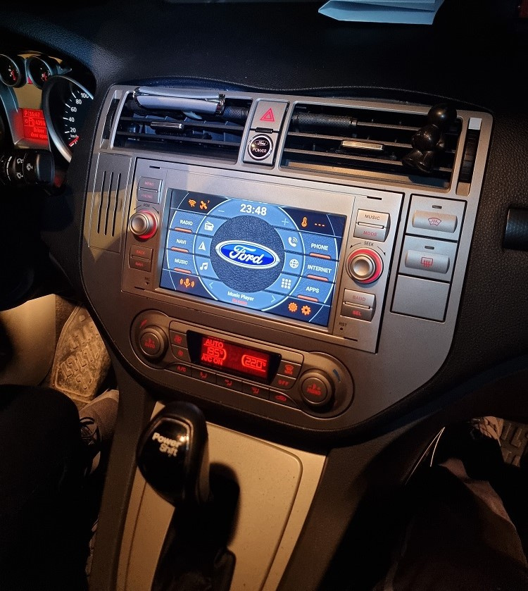 Ford 7" Android 13/14 - s gps a FM autorádiom
