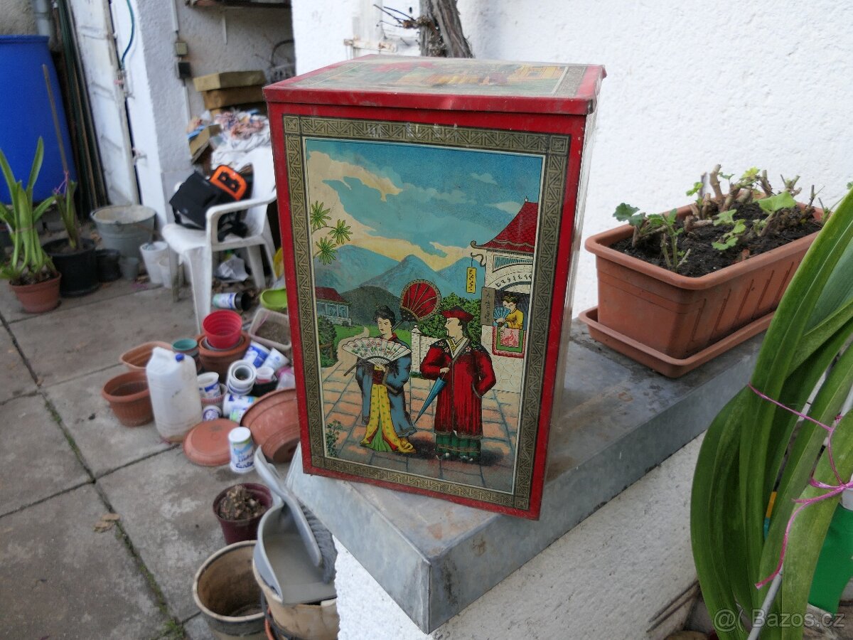 Dózy velké na čaj pro reklamu