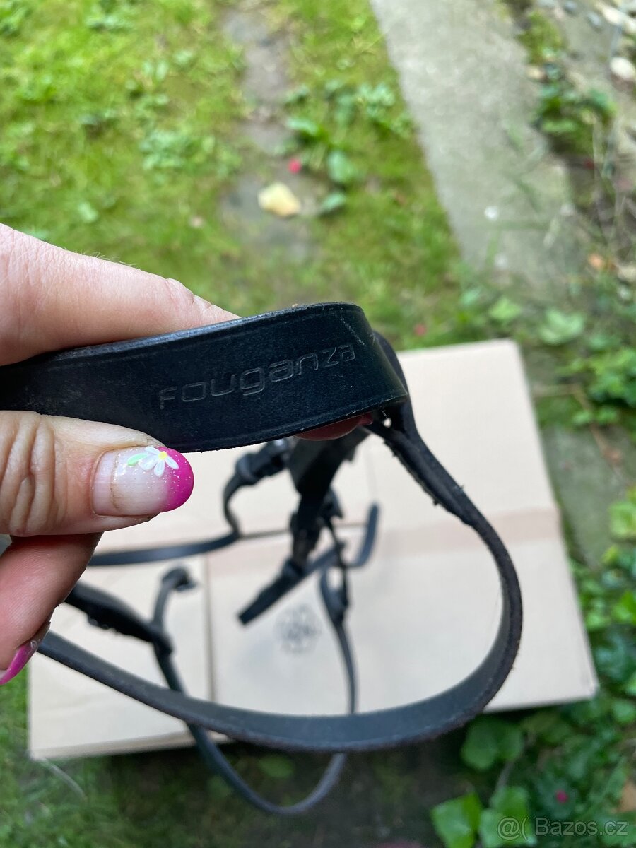 Anglická uzdečka včetně nánosníku vel.Pony