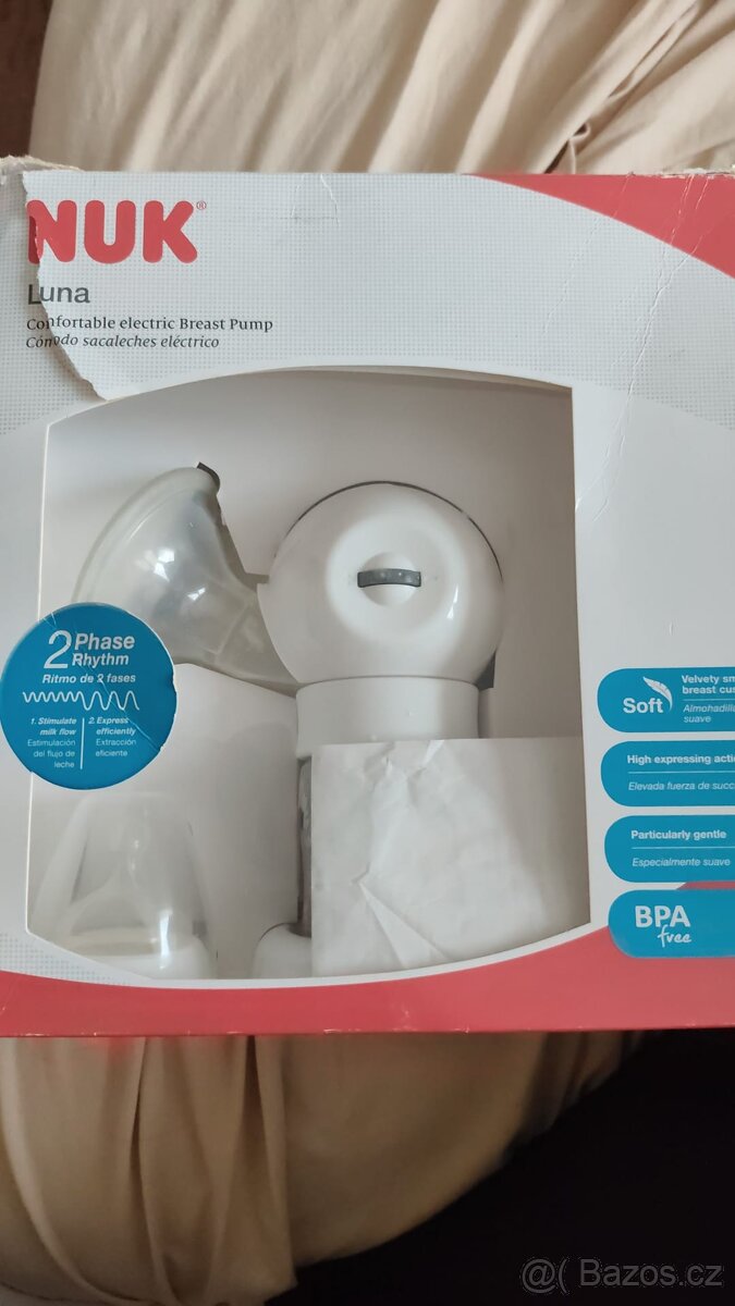 Elektrická odsávačka mateřského mléka NUK