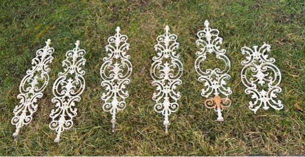 Staré litinové zábradlí