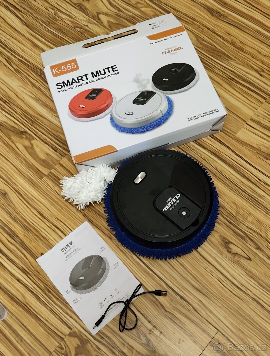 Cleanel K-555 Smart Mute - mopovací robot