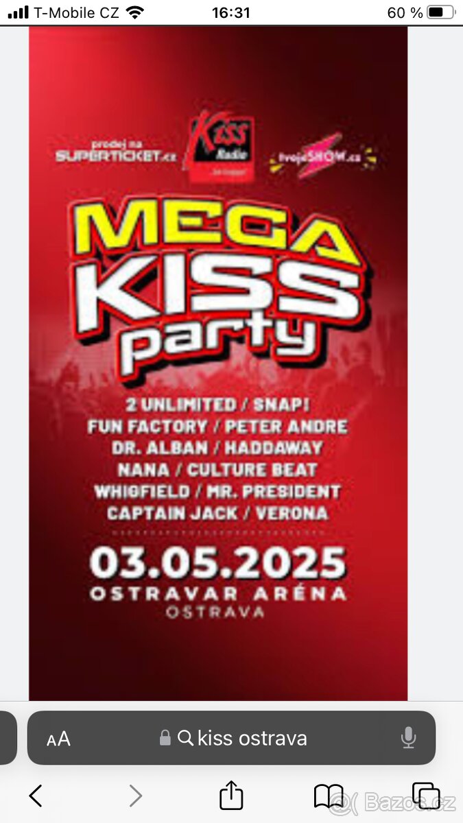 Kiss party Ostrava