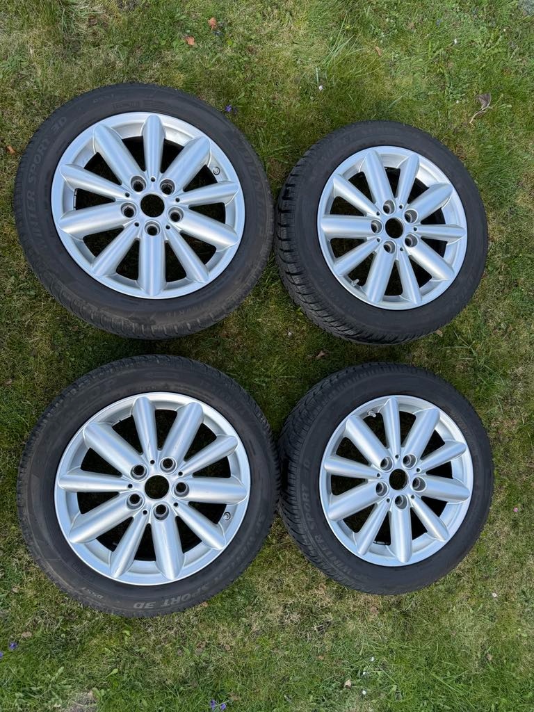 Krásná zimní ALU sada MINI 5x112, 5,5Jx16, TPMS senzory