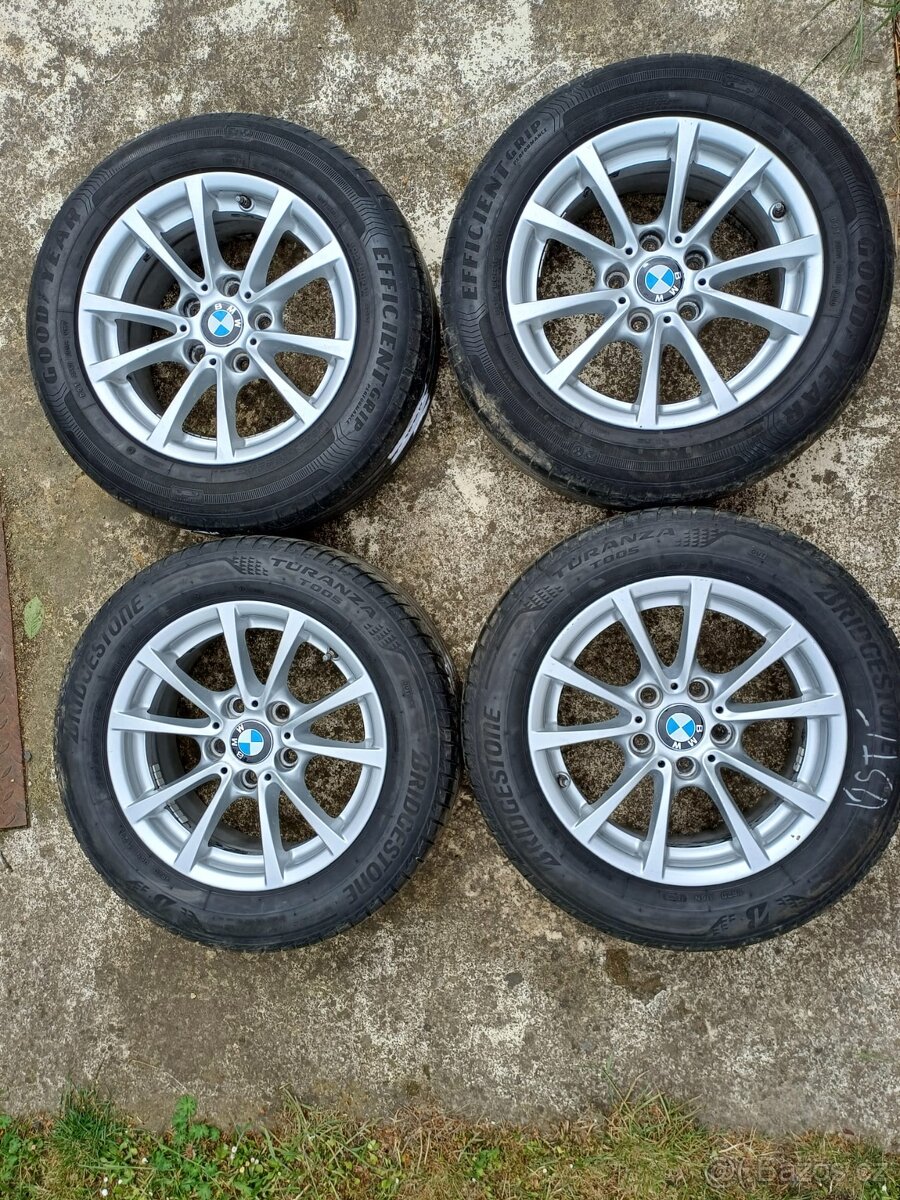 ALU 5x112 R16 - orig. BMW + pneu 205/60 R16